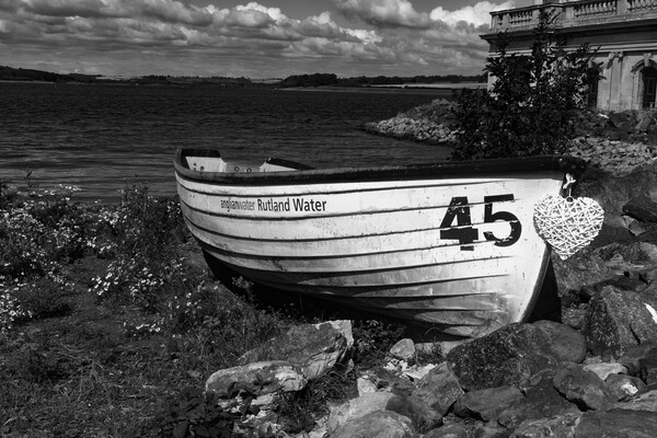 No. 45 at Rutland Water Picture Board by Glen Allen
