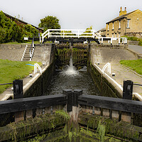 Buy canvas prints of Leeds Locks by Glen Allen