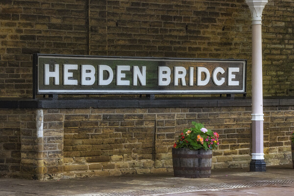 Hebden Bridge Picture Board by Glen Allen