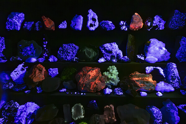Glowing Minerals Picture Board by Glen Allen