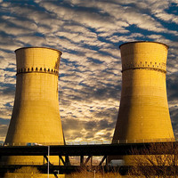 Buy canvas prints of Tinsley Cooling Towers Sheffield by Glen Allen