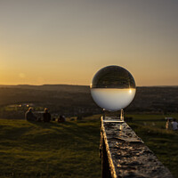 Buy canvas prints of Sunset in a Crystal Ball by Glen Allen