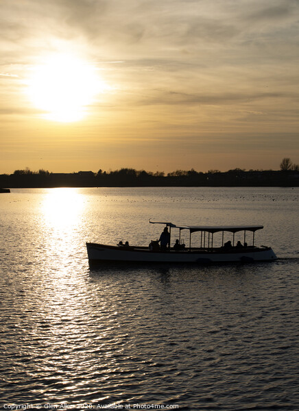 Sunset over Hollingworth Lake Picture Board by Glen Allen