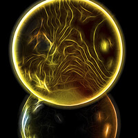 Buy canvas prints of Electric Crystal Ball by Glen Allen