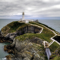 Buy canvas prints of South Stack Lighthouse - Holy Island Anglesey by Glen Allen