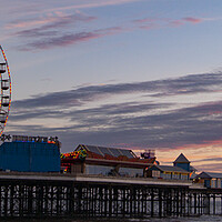 Buy canvas prints of Blackpool Central Pier Panoramic by Glen Allen