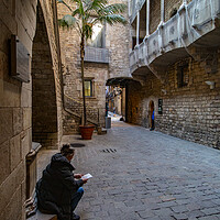 Buy canvas prints of Museu Picasso - Picasso Museum Barcelona  by Glen Allen