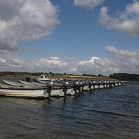 Buy canvas prints of Boats on Rutland Water by Glen Allen