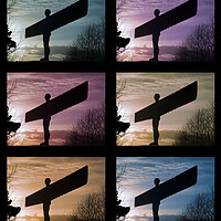 Buy canvas prints of Angel of the North Composite  by Glen Allen