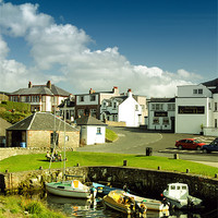Buy canvas prints of Blackwaterfoot Harbour by Stephen Maxwell