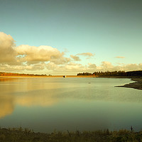 Buy canvas prints of Woodburn Middle Reservoir by Stephen Maxwell