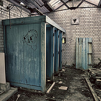 Buy canvas prints of Disused Toilet Block by Stephen Maxwell