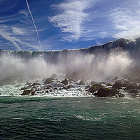 Buy canvas prints of The American Falls by Stephen Maxwell