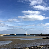 Buy canvas prints of Low Tide Donaghadee by Stephen Maxwell