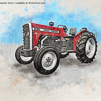 Buy canvas prints of Iconic Agricultural Workhorse by John Edwards