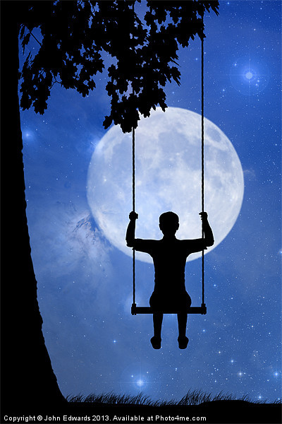 Childhood dreams, The Swing Picture Board by John Edwards