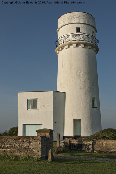 Hunstanton Lighthouse Picture Board by John Edwards