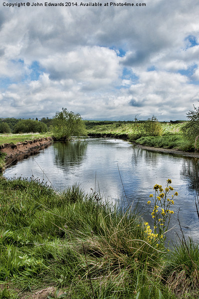 River Tame, North Warwickshire Picture Board by John Edwards