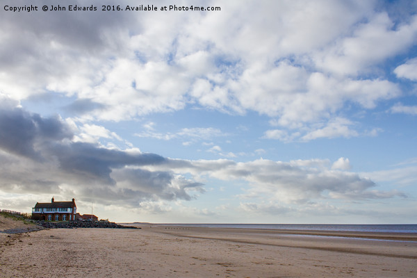 Brancaster Beach Picture Board by John Edwards