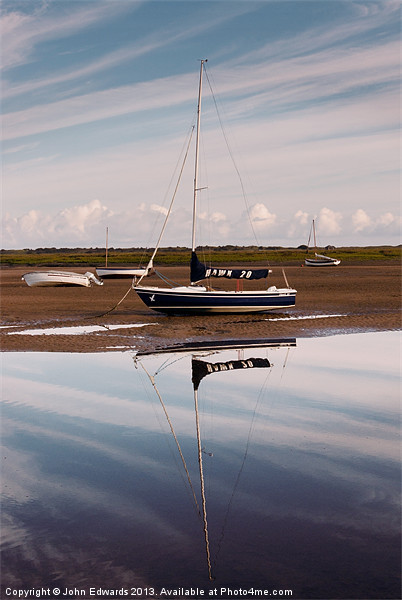 Hawk 20 at Brancaster Staithe Picture Board by John Edwards
