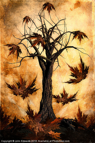 The song of Autumn Picture Board by John Edwards