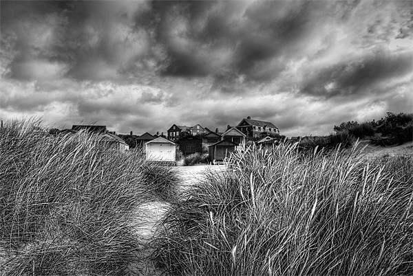 Gathering storm, Old Hunstanton, Norfolk Picture Board by John Edwards