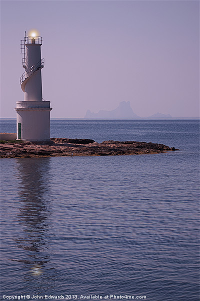 La Sabina Lighthouse Formentera Picture Board by John Edwards