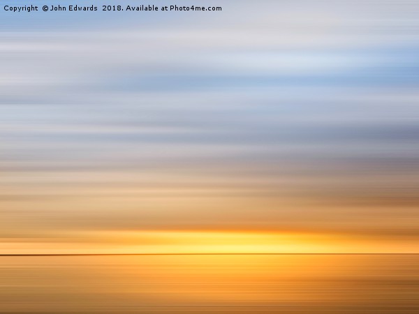 Silken Sunset Picture Board by John Edwards