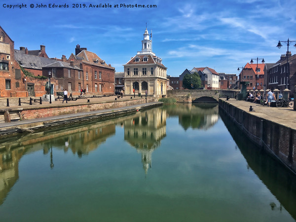 The Custom House And Purfleet Quay, King’s Lynn Picture Board by John Edwards