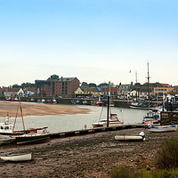 Buy canvas prints of Harbour, Wells-next-the-sea, North Norfolk by John Edwards