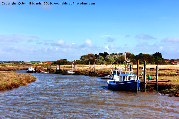 Rising Tide, Thornham Picture Board by John Edwards