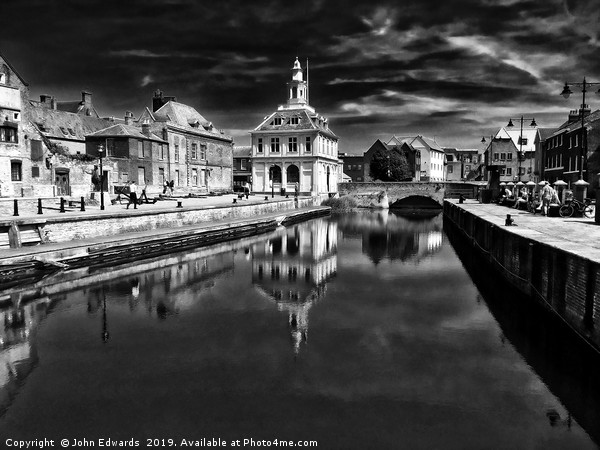 The Custom House And Purfleet Quay, King’s Lynn Picture Board by John Edwards