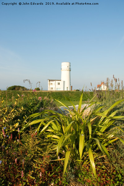 Hunstanton Lighthouse, Norfolk Picture Board by John Edwards