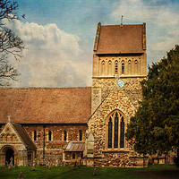 Buy canvas prints of St Lawrence Church, Castle Rising by John Edwards