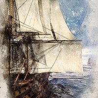 Buy canvas prints of Pursuit  by John Edwards