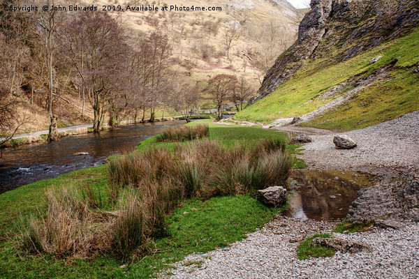 The River Dove, Dovedale  Picture Board by John Edwards