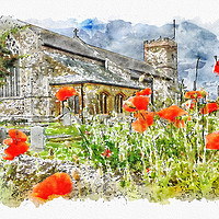 Buy canvas prints of St Mary the Virgin, South Wootton by John Edwards