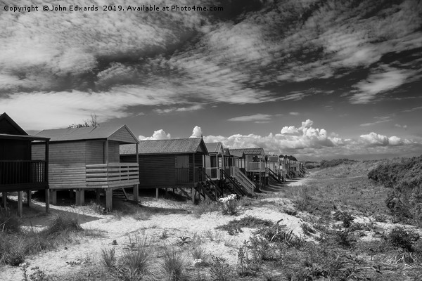 Beach Huts, Old Hunstanton Picture Board by John Edwards