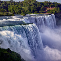 Buy canvas prints of The Fury of the American Falls - Niagara by Sharpimage NET