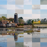 Buy canvas prints of Multiple Visions of Langstone Mill 2 by Sharpimage NET