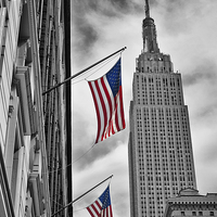 Buy canvas prints of Macys & Empire State Building by Sharpimage NET