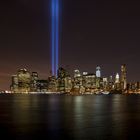 Buy canvas prints of 9/11 Tribute in Light from Brooklyn by Sharpimage NET