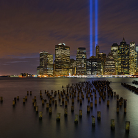 Buy canvas prints of 9/11 Tribute in Light from Brooklyn by Sharpimage NET