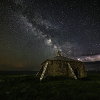 Buy canvas prints of St Aldhelm's Chapel Milky Way by Sharpimage NET