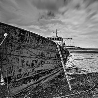Buy canvas prints of  Abandoned trawler by Steve Walsh