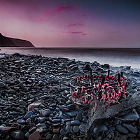 Buy canvas prints of Lobster pot sunset by Steve Walsh