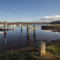Buy canvas prints of  Bucklers Hard Harbour by Simon Mills