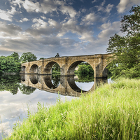 Buy canvas prints of  Chesters Bridge by David Irving