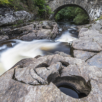 Buy canvas prints of  Falls of Dochart by David Irving