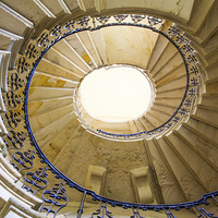 Buy canvas prints of  Spiral Staircase by David Irving